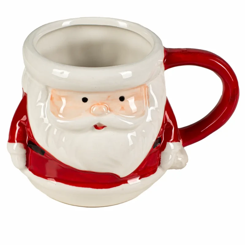 Kubek ceramiczny Święty Mikołaj Idealny na prezent świąteczny Captain Mike 450 ml