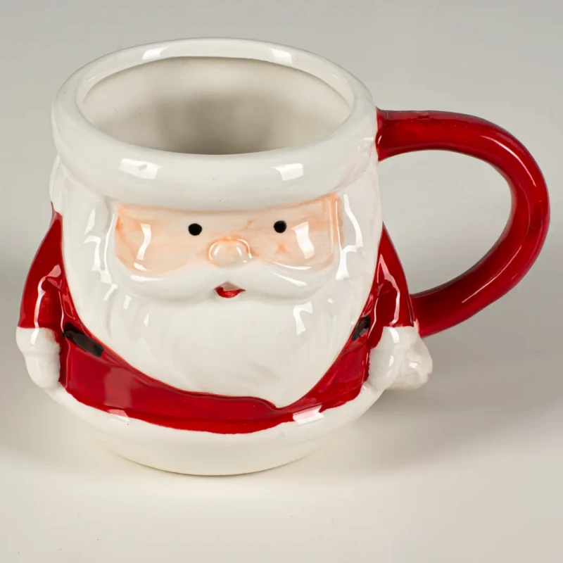 Kubek ceramiczny Święty Mikołaj Idealny na prezent świąteczny Captain Mike 450 ml