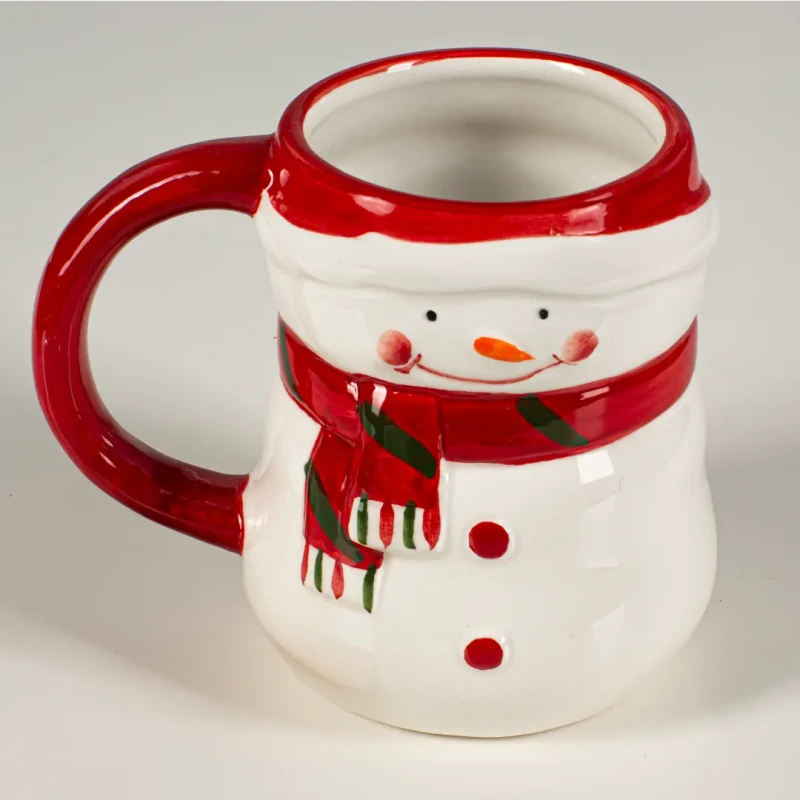 Kubek ceramiczny Bałwanek świąteczny kubek na prezent Captain Mike 370 ml