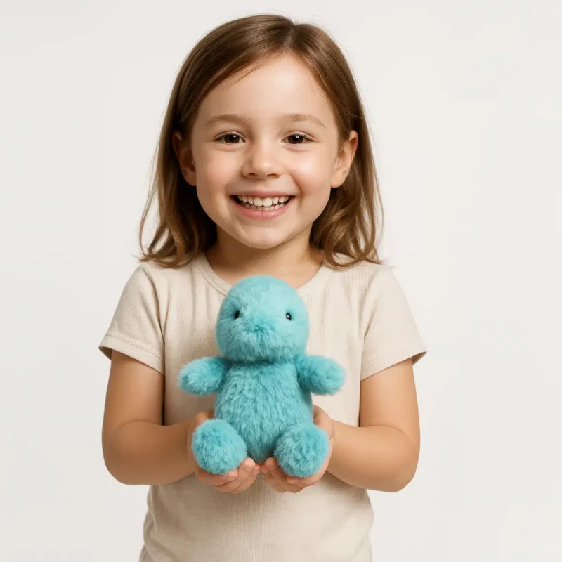 Dinozaur pluszowy pluszak maskotka przytulanka niebieska Dino Piotrek