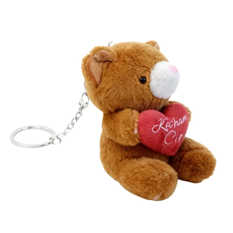 Brelok Pluszowy Miś z Sercem Kocham Cię MIŚ KOCHAŚ maskotka Captain Mike