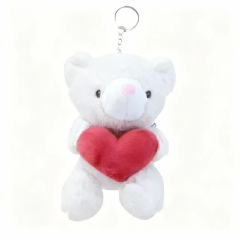 Brelok Pluszowy Miś z Sercem MIŚ KOCHAŚ maskotka Captain Mike