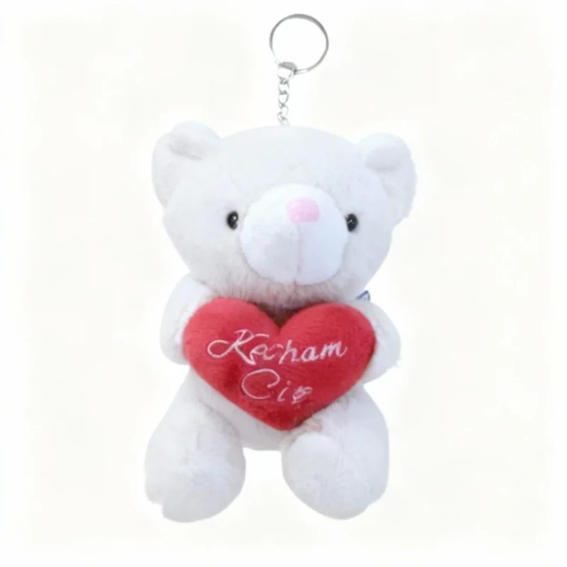 Brelok Pluszowy Miś z Sercem Kocham Cię MIŚ KOCHAŚ maskotka Captain Mike