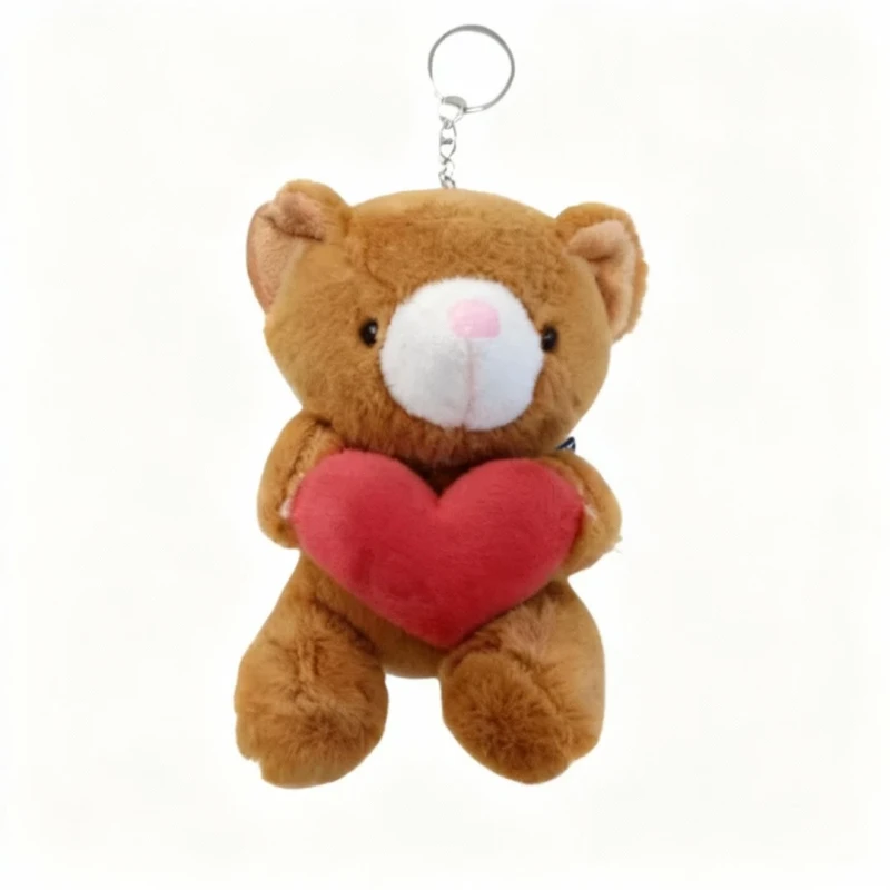 Brelok Pluszowy Miś z Sercem MIŚ KOCHAŚ maskotka Captain Mike