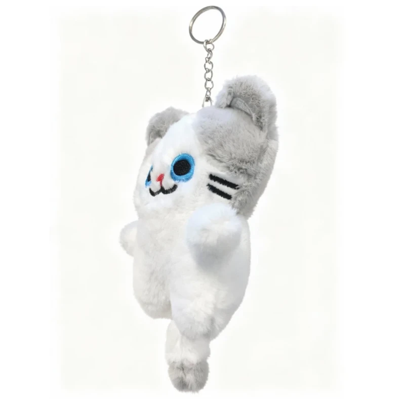 Brelok Pluszowy Biały KOTEK NOEMI maskotka Captain Mike