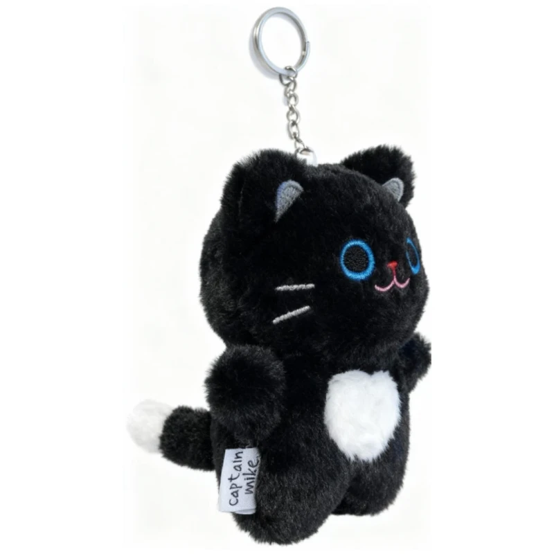 Brelok Pluszowy Czarny Kot KOTEK NOEMI maskotka Captain Mike