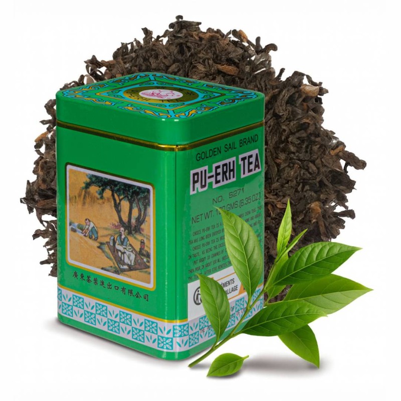 Zestaw prezentowy – 2 porcelanowe kubki + herbata Pu-Erh
