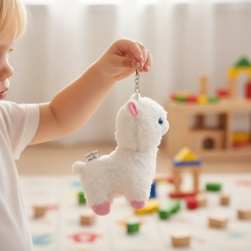 Brelok Pluszowy Biała Lama LAMA MARTA maskotka Captain Mike