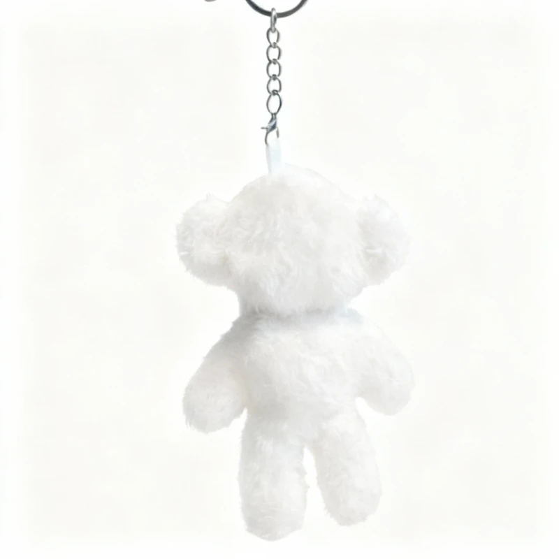 Brelok Pluszowy Biały Misiu maskotka Captain Mike