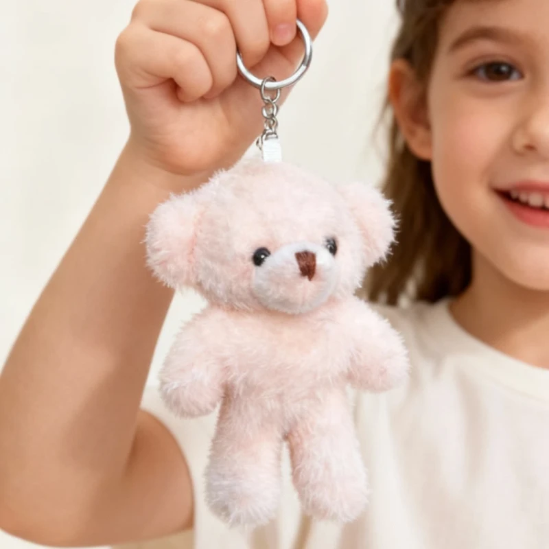 Brelok Pluszowy Różowy Misiu maskotka Captain Mike