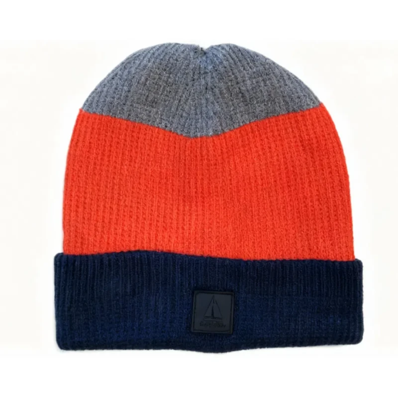 Ciepła czapka zimowa męska z wywinięciem beanie Captain Mike