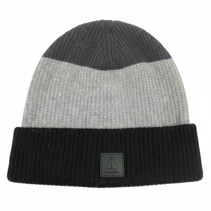 Ciepła czapka zimowa męska z wywinięciem beanie Captain Mike