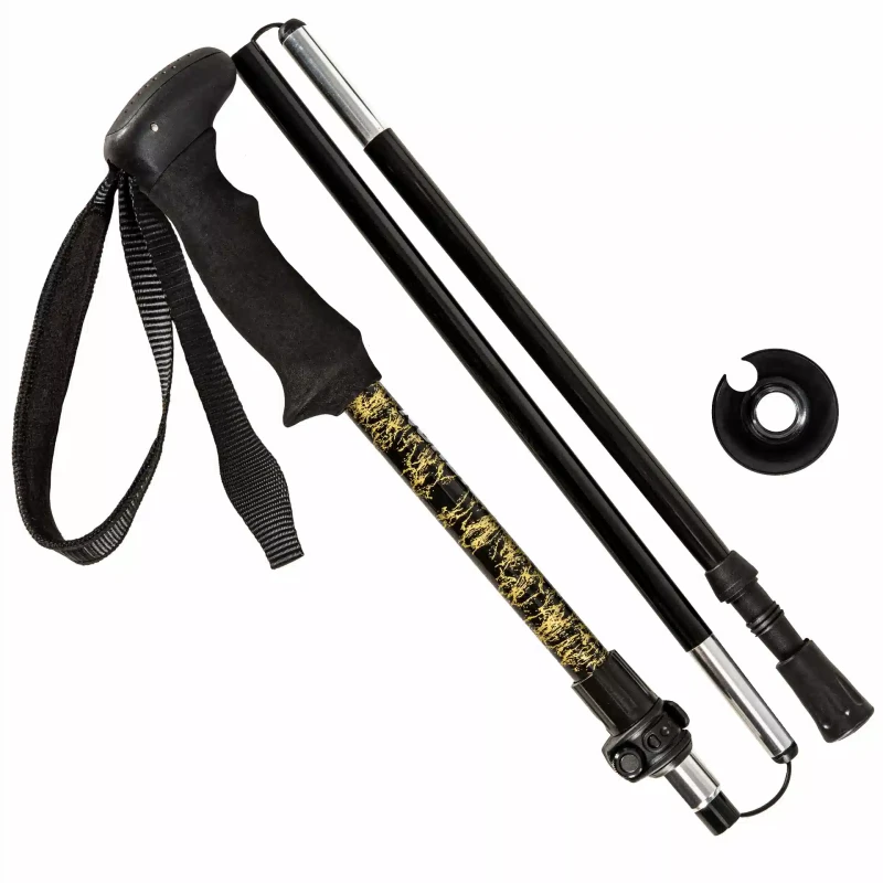 Kijki Trekkingowe Kije NORDIC WALKING Lekkie 3-Segmentowe Składane