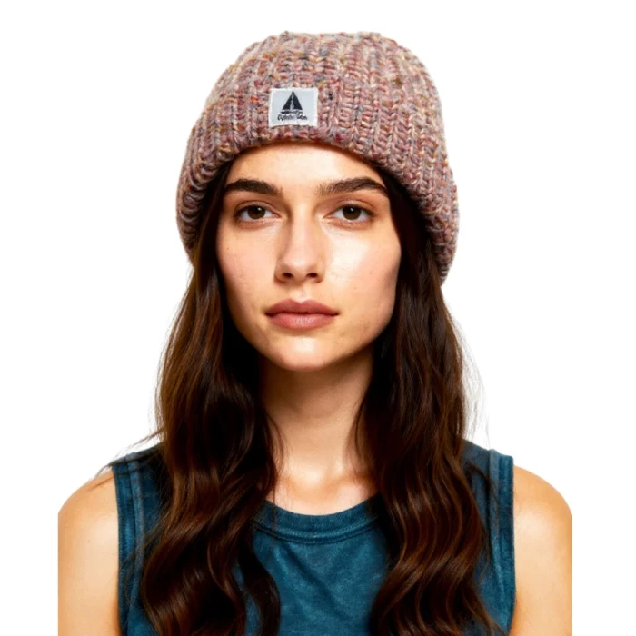 Ciepła czapka damska dzianinowa z wywijanym brzegiem Captain Mike