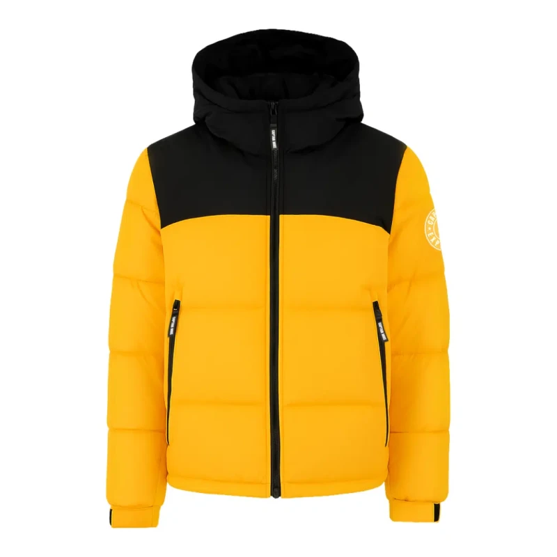 Kurtka zimowa męska puchowa pikowana z kapturem VERBIER Captain Mike