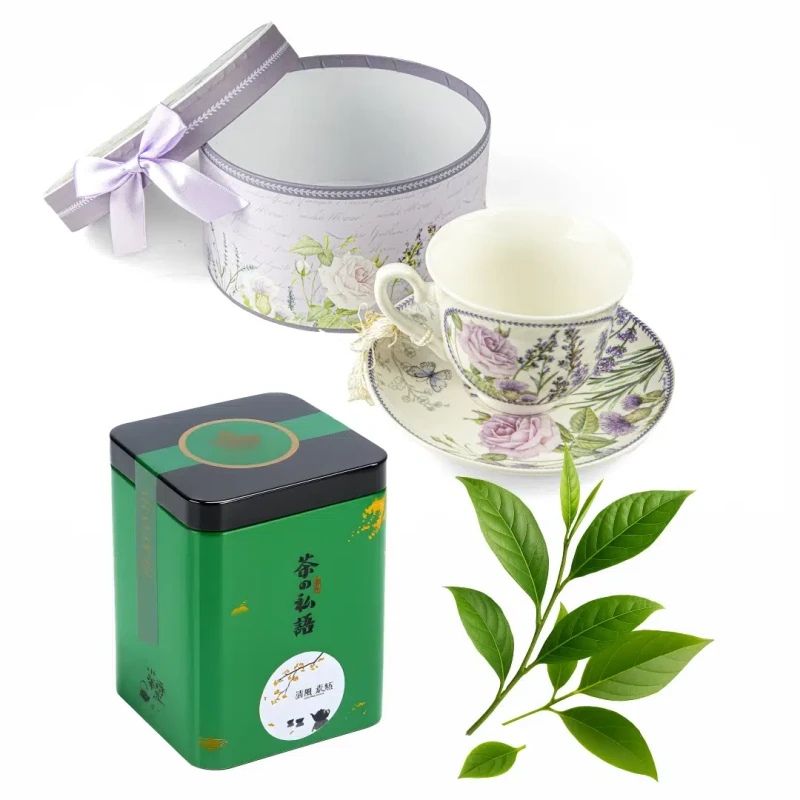 Zestaw prezentowy – porcelanowa filiżanka + zestaw herbat Oolong Golden