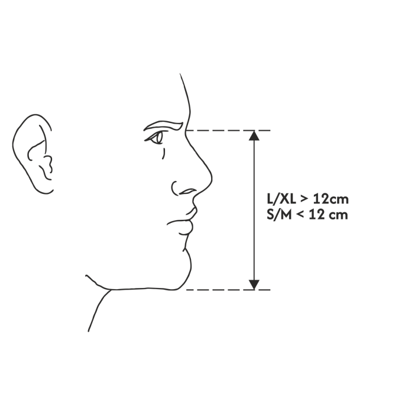 Maska pełnotwarzowa do NURKOWANIA snorkelingu z RURKĄ Captain Mike L/XL