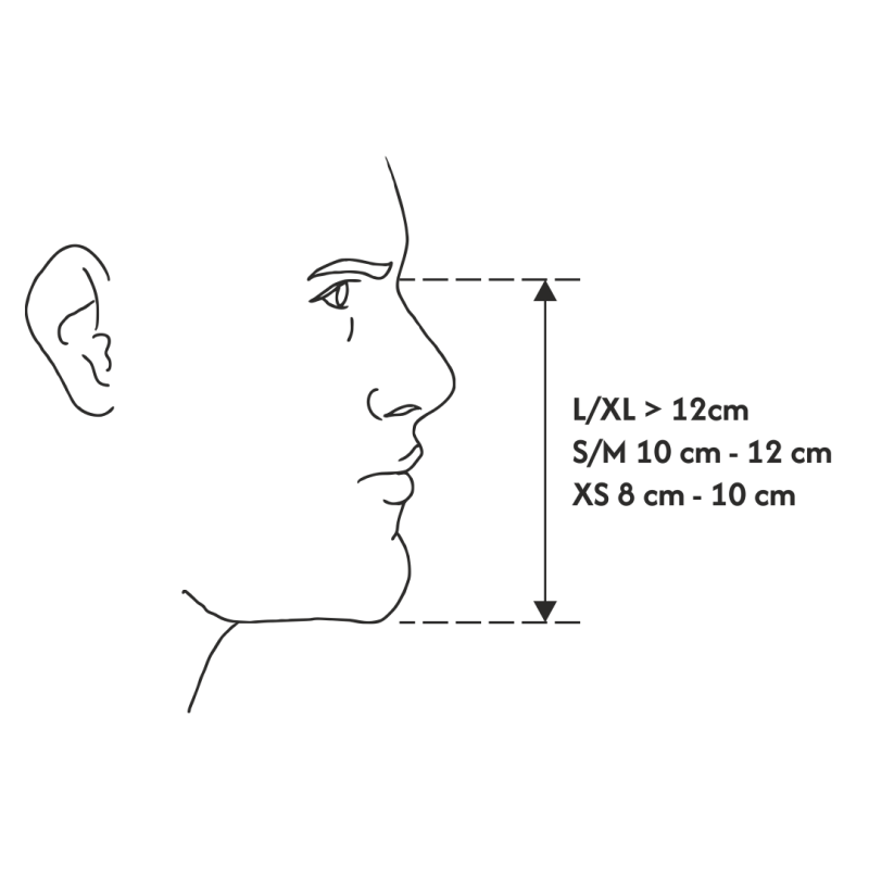 Maska pełnotwarzowa do NURKOWANIA snorkelingu z RURKĄ Captain Mike XS