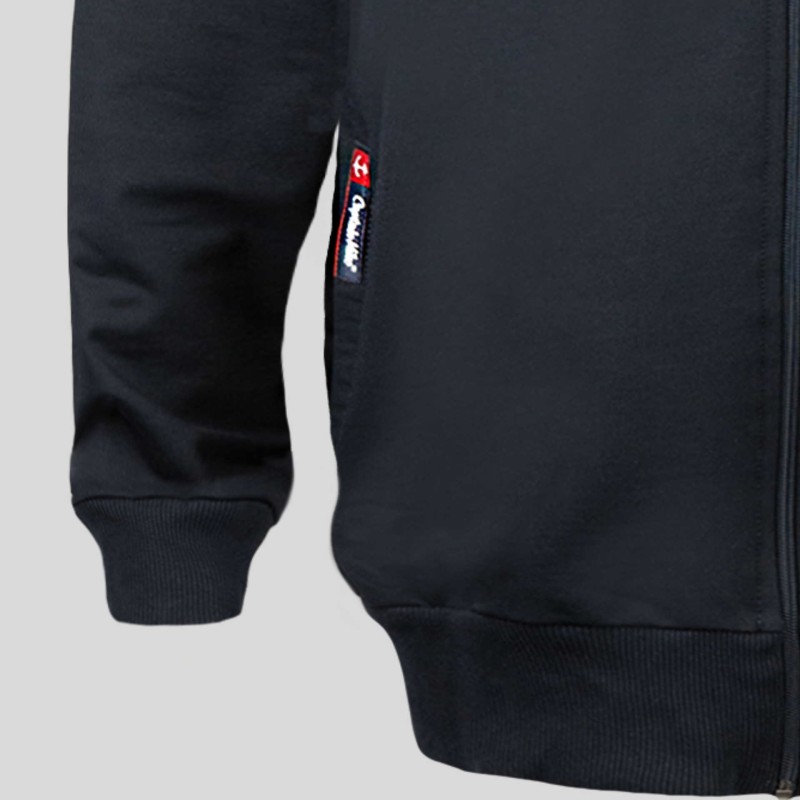 Bluza dresowa męska Z HAFTEM granatowa Captain Mike