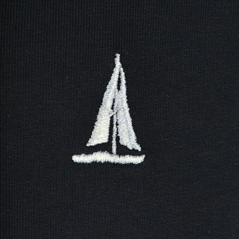 Bluza dresowa męska Z HAFTEM granatowa Captain Mike