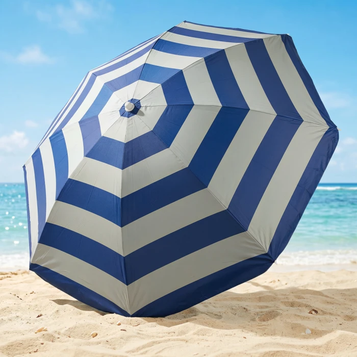 Parasol plażowy łamany z filtrem UPF50+ Captain Mike 160cm