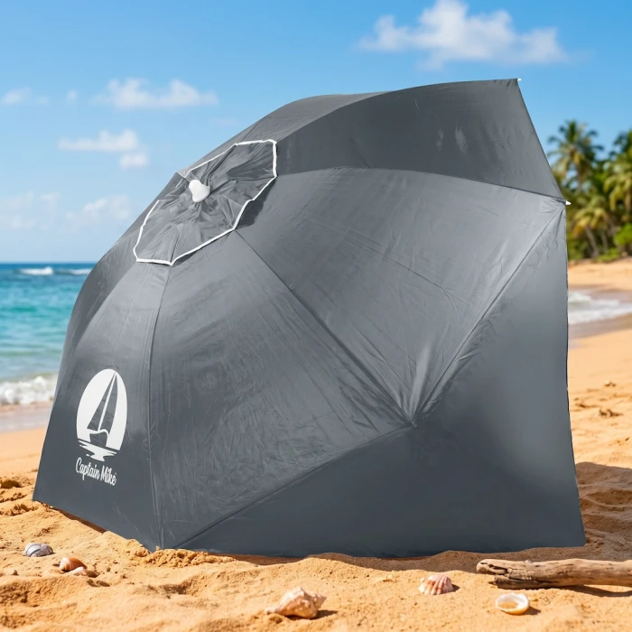 Parasol plażowy namiot parawan 2w1 z wentylacją 2m UPF50+ ochrona UV