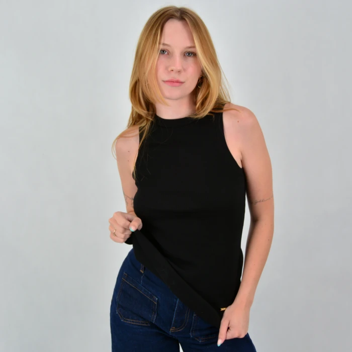 Tank top damski ONE SIZE czarny