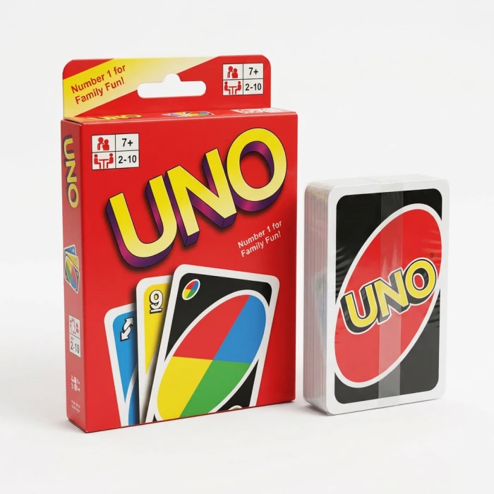 GRA KARCINA UNO gra rodzinna kultowe KARTY MATTEL 7+ dla całej rodziny