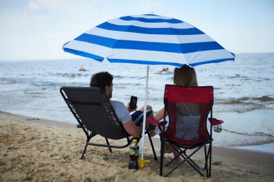 uchwyt, śruba, do parasola, wkręcany, na plaże, plażowy, nad morze, do parasola,